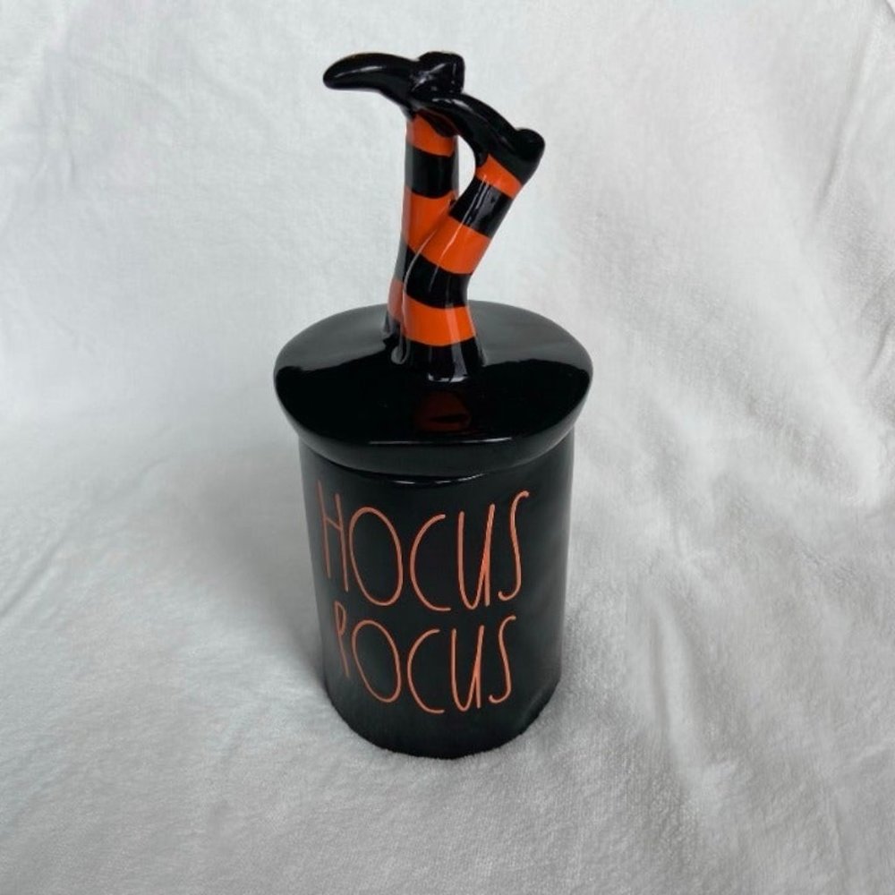 Rae Dunn Halloween Hocus Pocus Witches Legs Candle
